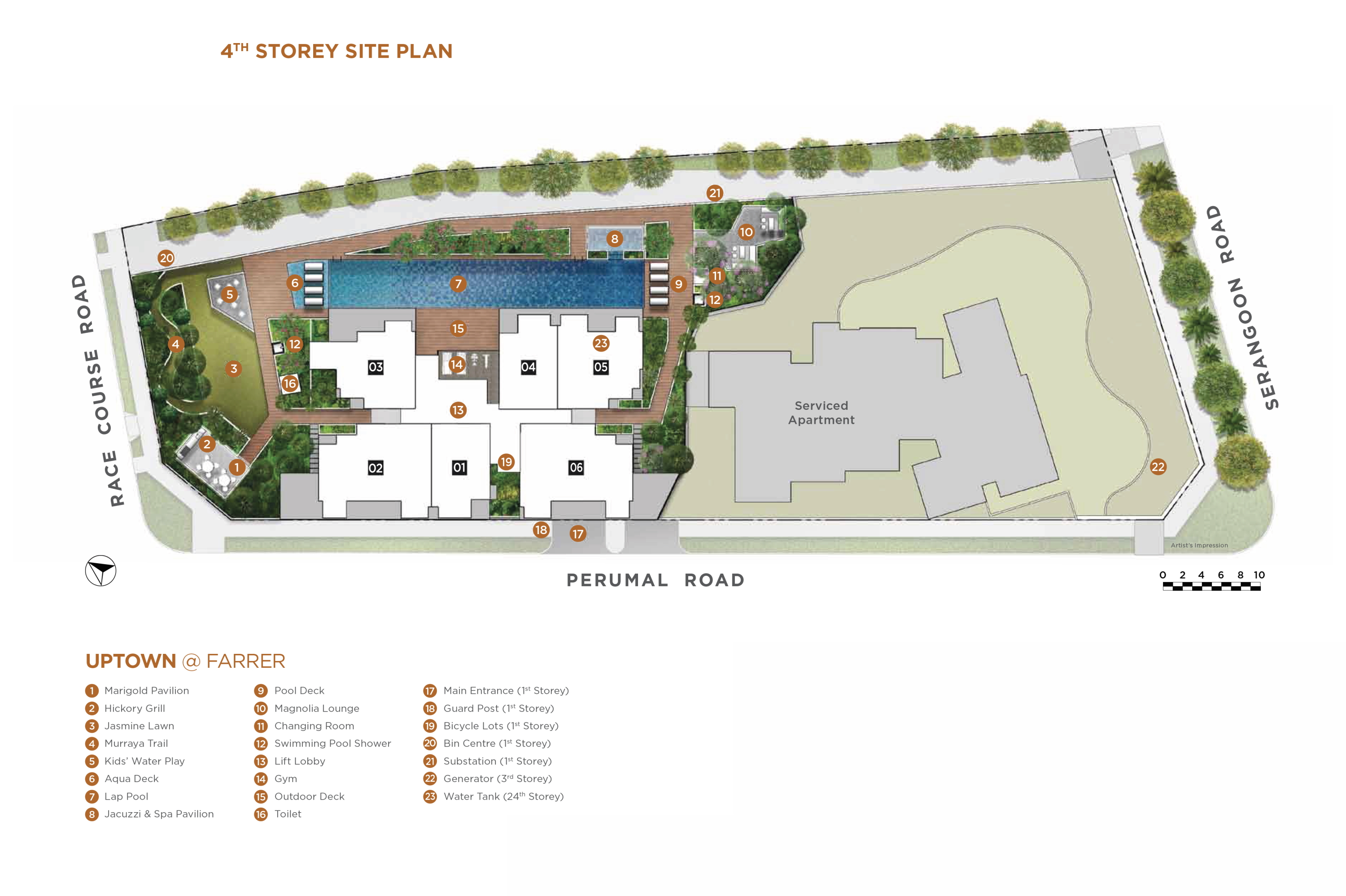 Uptown @ Farrer Site Plan